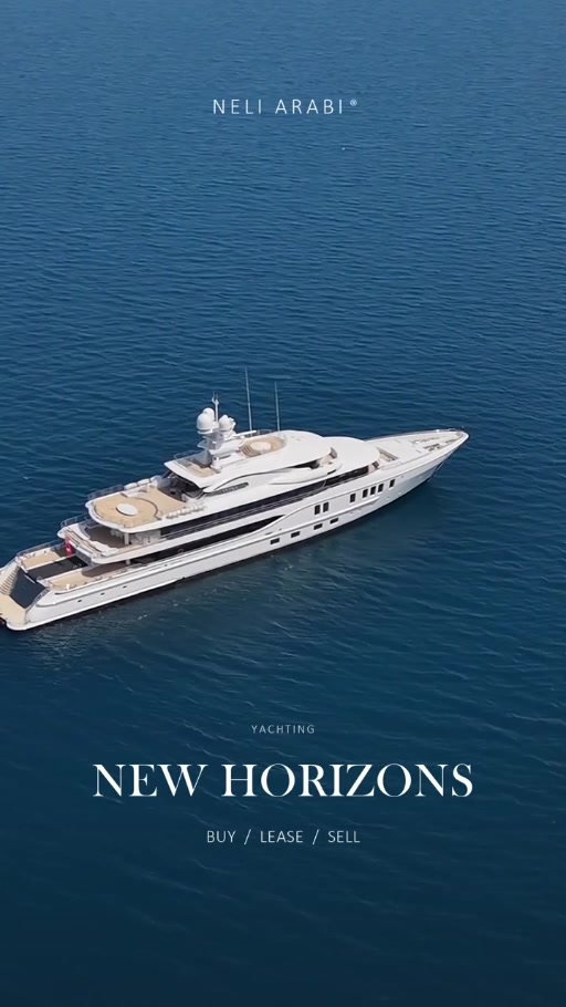 NELI ARABI New Horizons — weiße Yacht auf blauem Meer